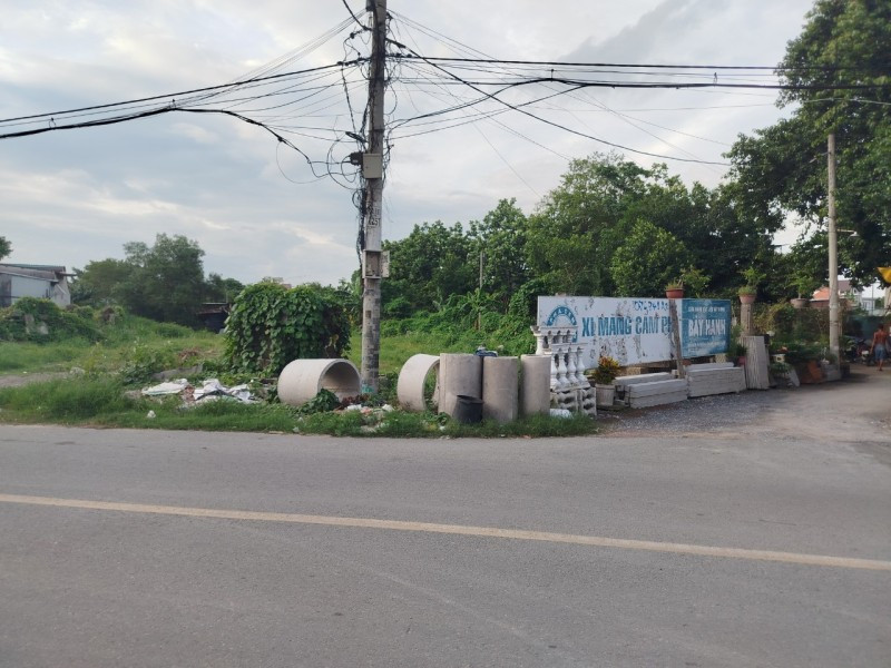 bán lô góc 2 mặt tiền 1550m2 - làm kho xưởng -đường lê thị lơ- tân hiệp - hóc môn - giá đầu tư