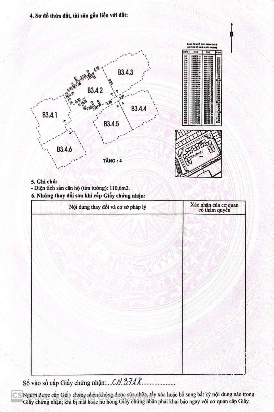 CHUYỂN CÔNG TÁC CẦN BÁN LẠI CĂN HỘ HƠN 4 TỶ