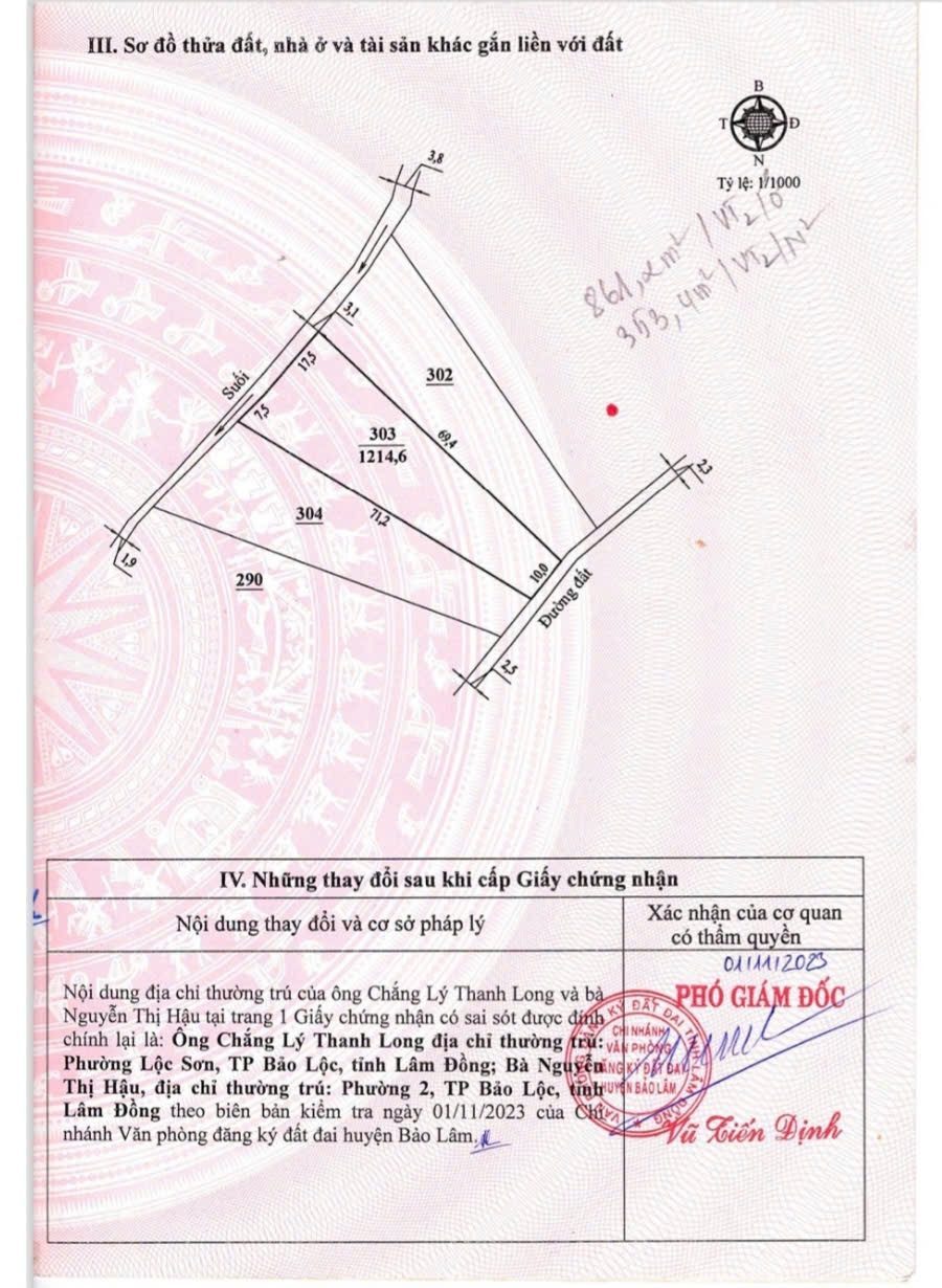 Bán Đất 12146m² thổ cư 400m² giá 3.33 tỷ tại Đường liên thôn Xã Bảo Lâm 1 Lâm Đồng