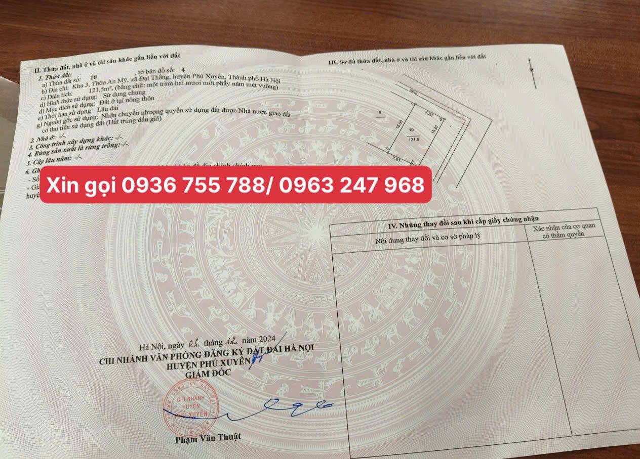 LÔ GÓC 2 MẶT TIỀN RỘNG- ĐƯỜNG Ô TÔ TẢI TRÁNH- PHƯỢNG DỰC MỚI- 121,5M- CHỈ 3X TRIỆU