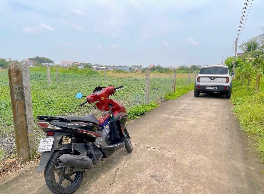 Đất Thổ 136,7m2 Mặt tiền (Đan 5m) đường Xóm Cầu Cau, ngay TT Xã Long Cang, Tây Ninh, cách 300m đường ĐT16