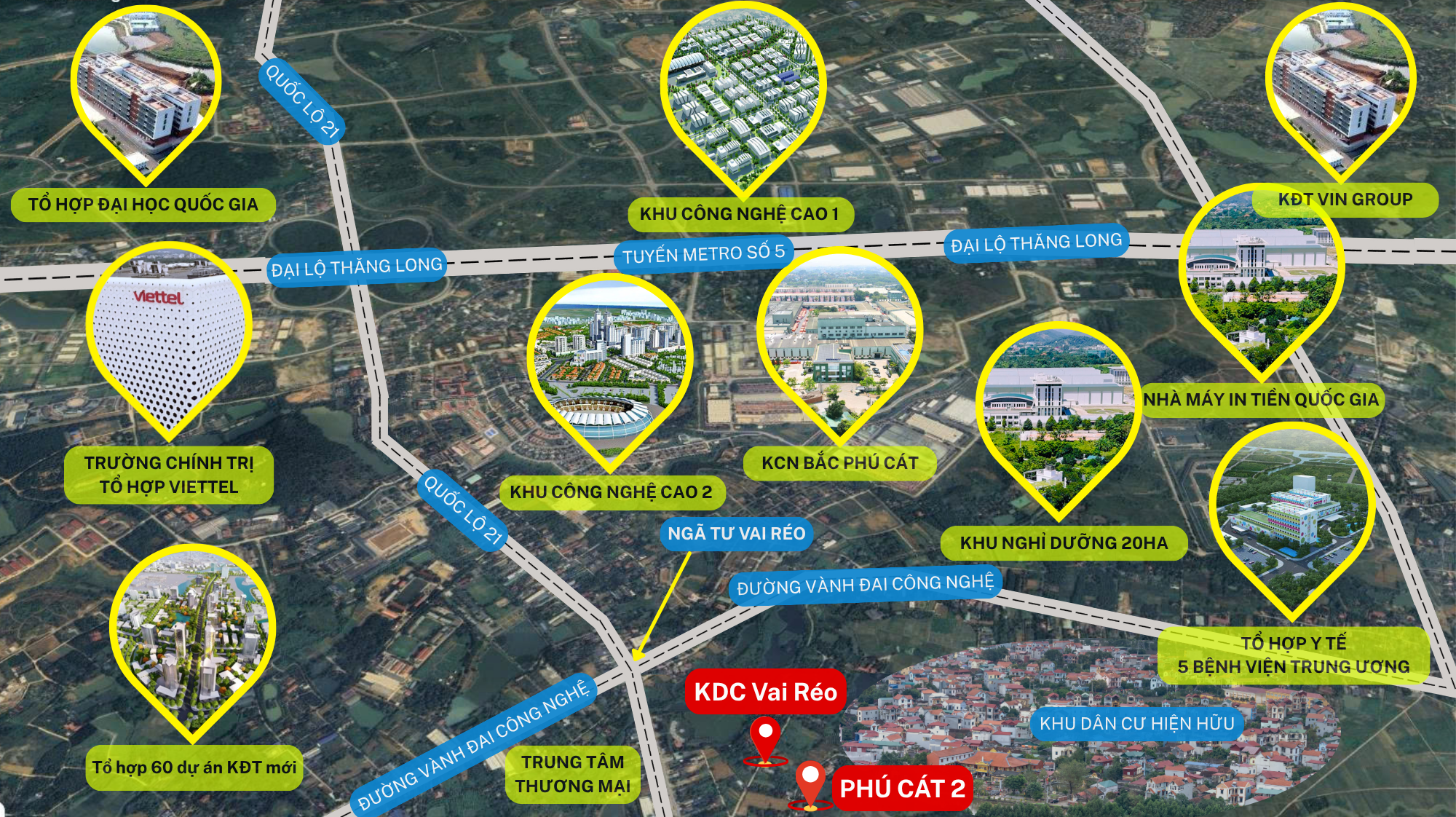 Chỉ hơn 3 tỷ có ngay lô đất full thổ cư 2 mặt tiền tại xã Phú Cát Hòa lạc