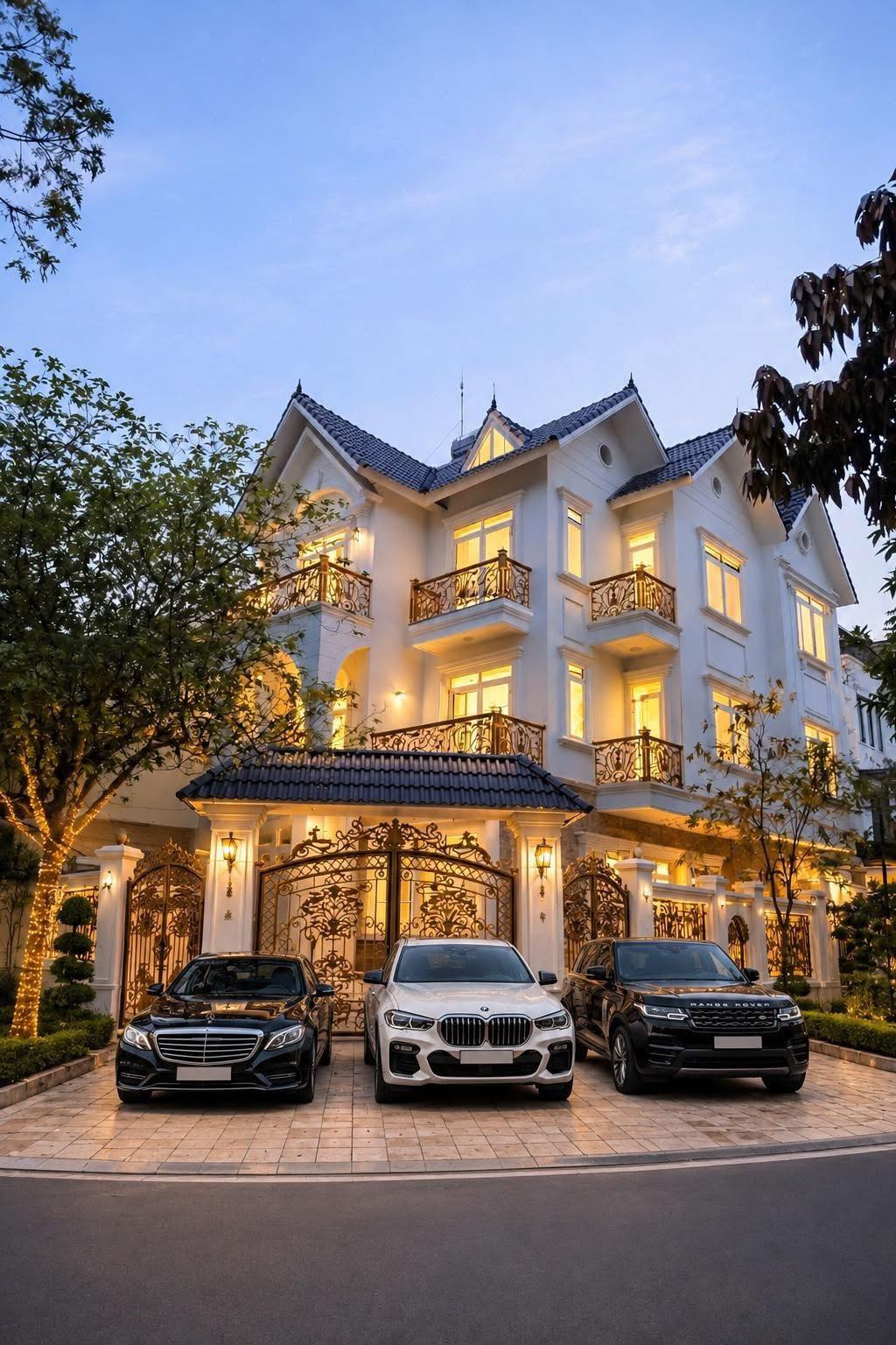 Biệt thự Tây Nam Linh Đàm, Thiên Đường ẩm thực, 290m2, 79 tỷ, 5 tầng thang máy, vỉa hè, 4 ô tô tránh.