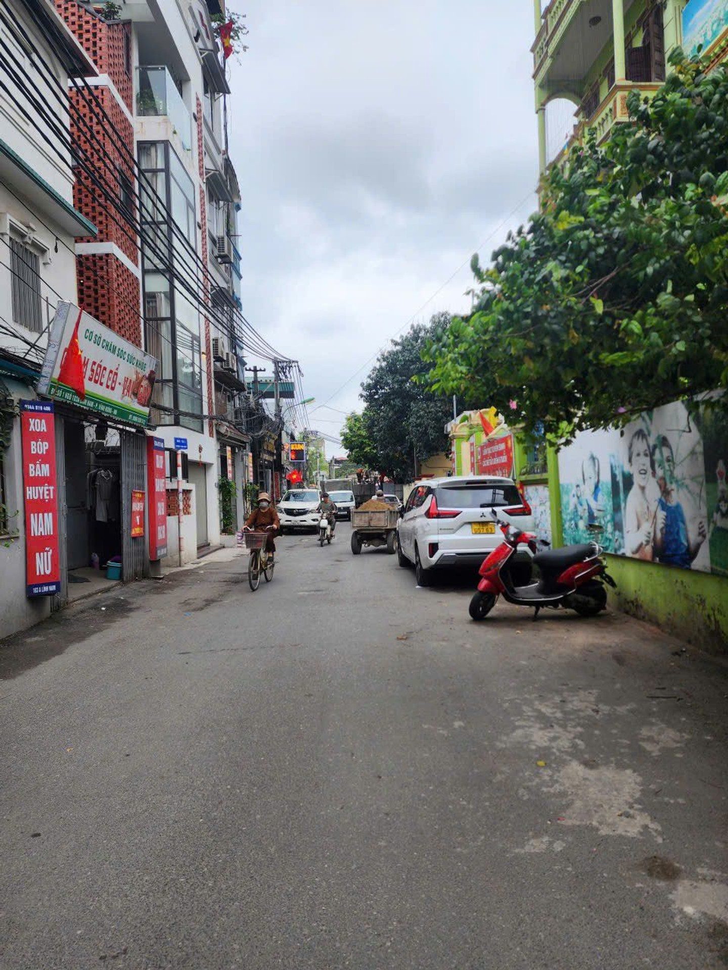 Bán đất Lĩnh Nam 64m MT 4.5m ô tô vào đất – Đường 2 xe tải tránh, giá tốt