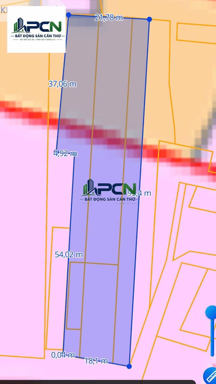 Bán đất 1583m² có sẵn 210m² thổ cư ngang 18m giá 10.2 tỷ tại Đường Lộ Vòng Cung Xã Phong Điền