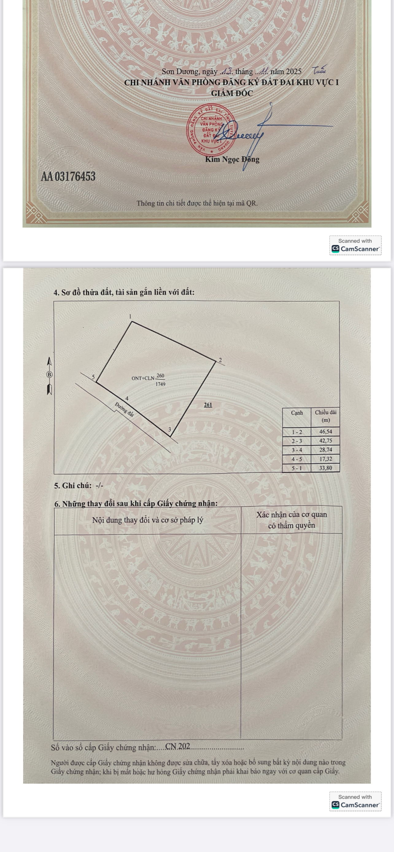 Bán đất 560m² ngang 15m giá 3.1 tỷ Xã Sơn Dương