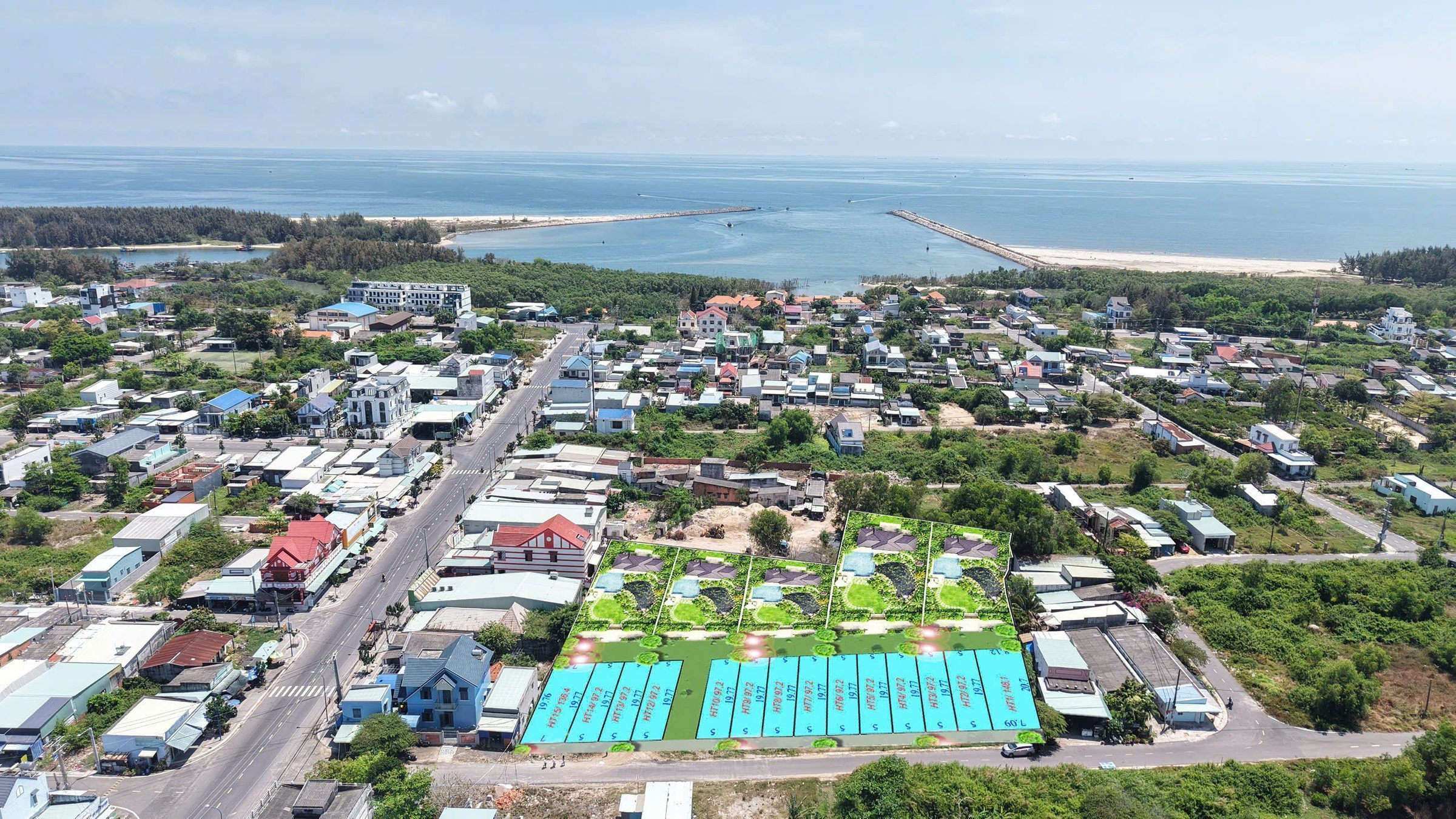 CƠ HỘI BIỂN HIẾM CÓ - ĐẤT ĐẸP NGAY CHỢ LỘC AN CÁCH BIỂN 300M CHỈ 2 TỶ 35