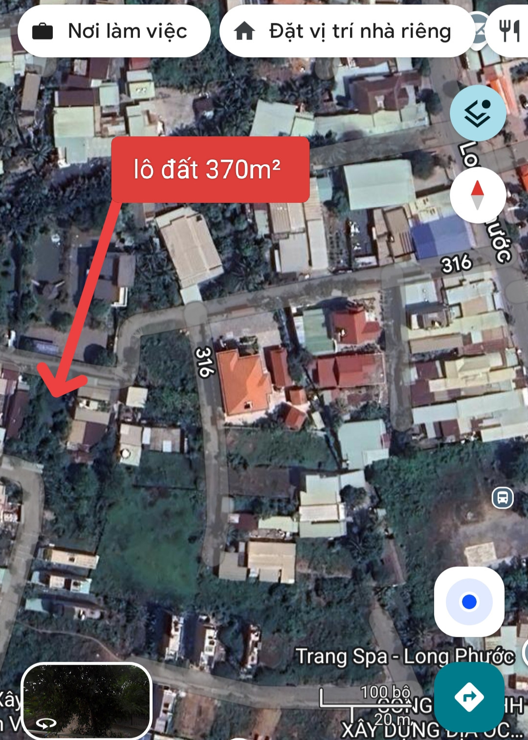 Bán đất 370m² ngang 11.5m HXH Phường Long Phước