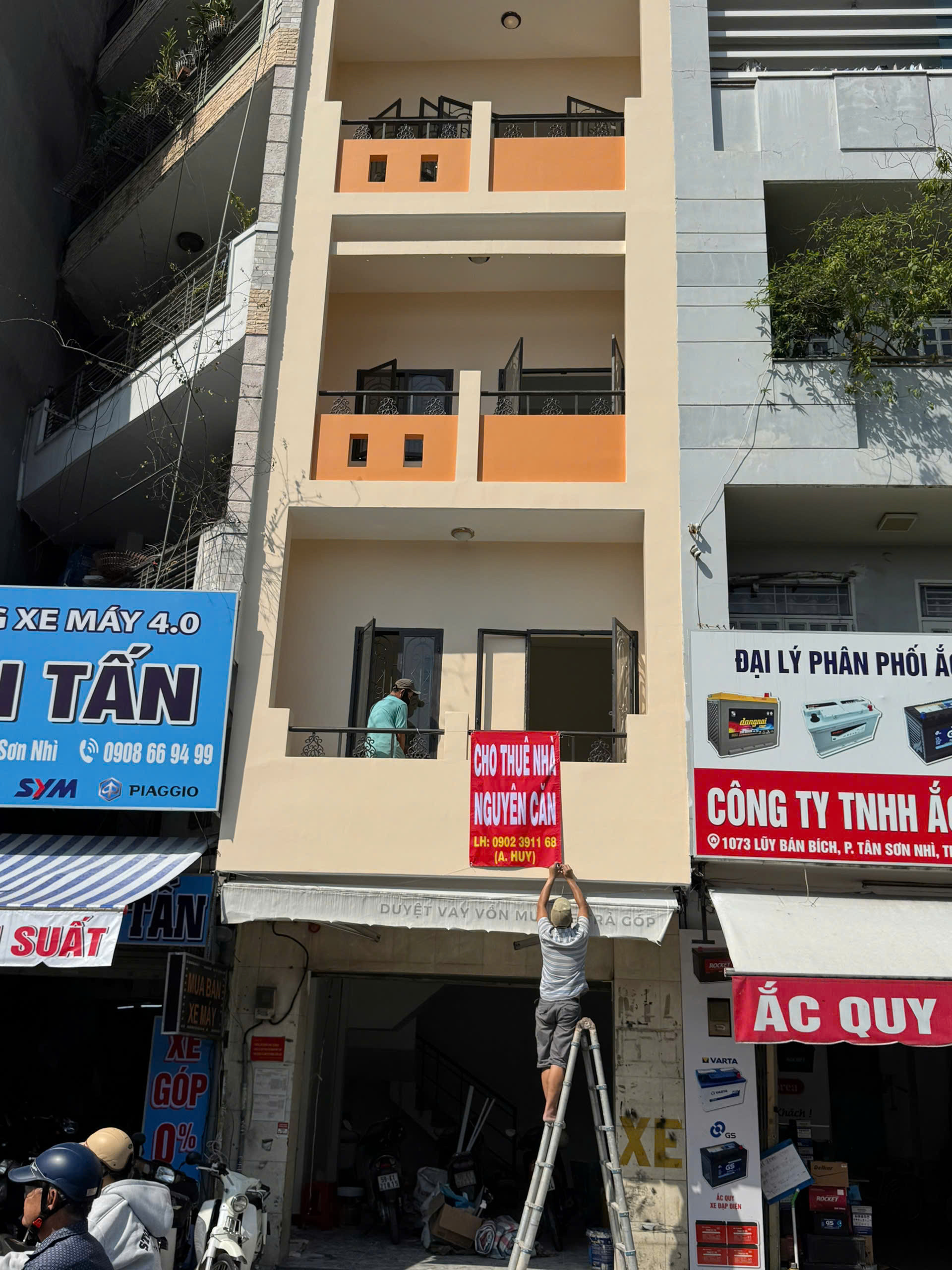 CHO THUÊ NHÀ 1 TRỆT 4 LẦU – 4PN 4WC TẠI MẶT TIỀN ĐƯỜNG LŨY BÁN BÍCH, TÂN PHÚ, TPHCM - GIÁ 21 TRIỆU/THÁNG