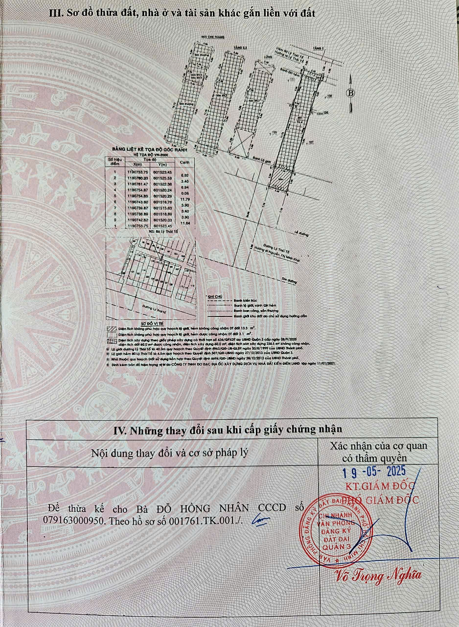 Bán Nhà Mặt Tiền 86 Lý Thái Tổ, Phường 2, Quận 3
