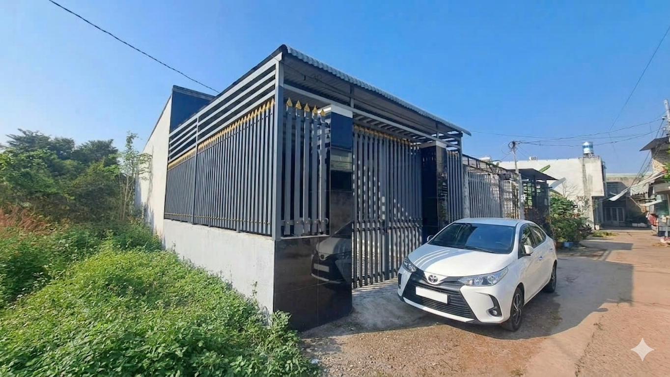 Nhà cấp 4 đường Lý Thái Tổ, xã Đại Phước,gần Phà Cát Lái ,sổ hồng riêng, ô tô vào tận nhà