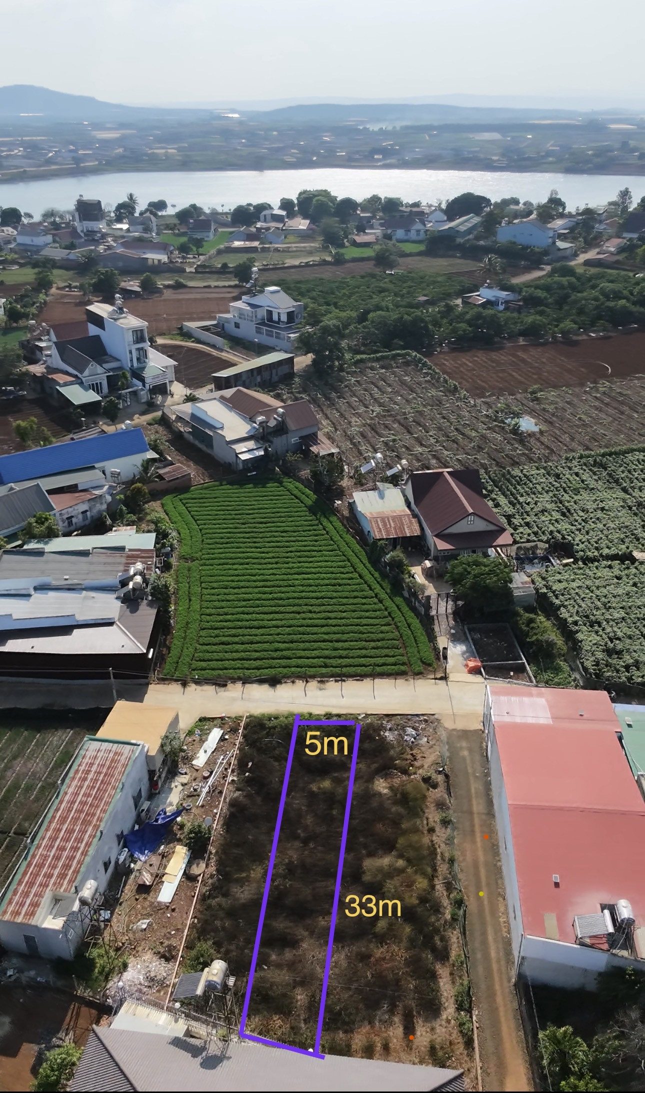 Bán nhanh Lô lý Thái Tổ view hồ nam Sơn - Đức Trọng 5x33