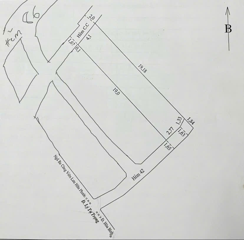 BÁN NỀN TẶNG NHÀ CŨ 78M2 ĐƯỜNG LÝ TỰ TRỌNG, PHƯỜNG AN CƯ, NINH KIỀU, CẦN THƠ