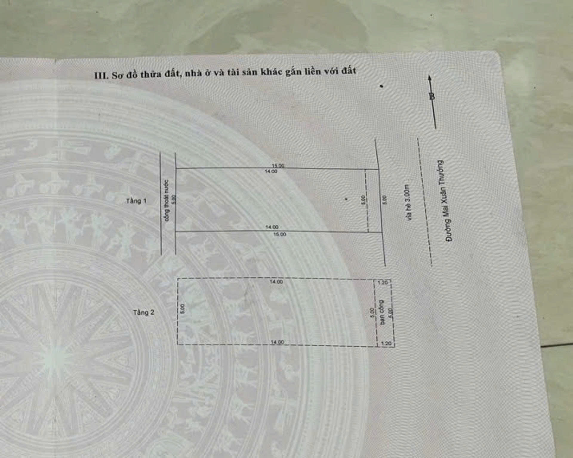 📌📌📌LÀM VIỆC TRỰC TIẾP GIÁ TỐT !!! NHÀ MAI XUÂN THƯỞNG GIÁ 7.85T
