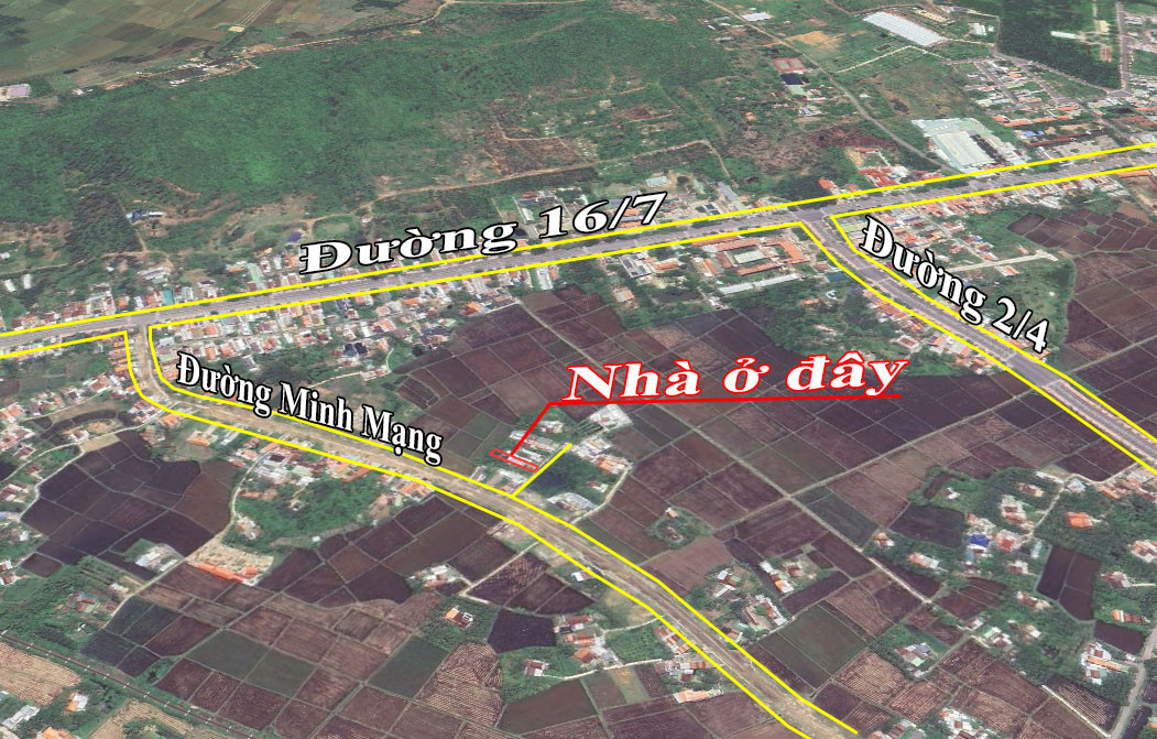 Bán đất 262.7m² giá 4.1 tỷ Phường Ninh Hòa gần đường Minh Mạng