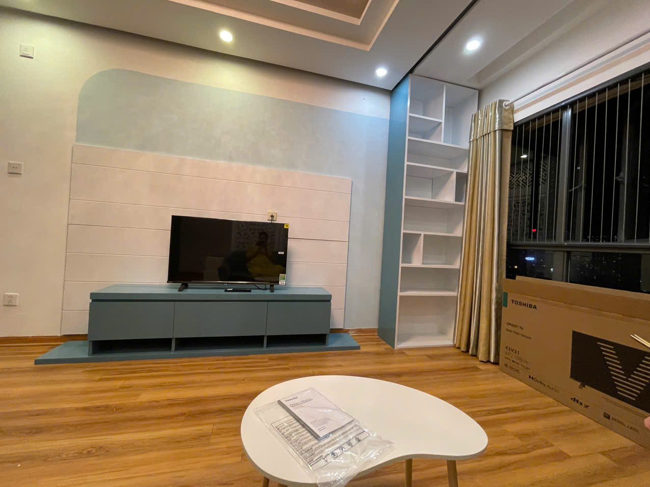 Căn hộ 1 ngủ 46m2 tầng trung, full đồ có view làng Việt Kiều tại Mulberry Lan/ 4.5 tỷ