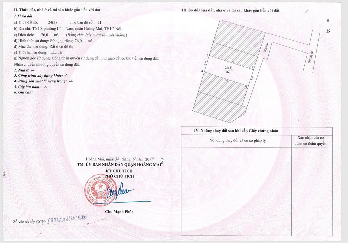 NHÀ ĐẸP – GIÁ TỐT –  BÁN GẤP NHÀ Tại Phường Lĩnh Nam, Hoàng Mai, HN