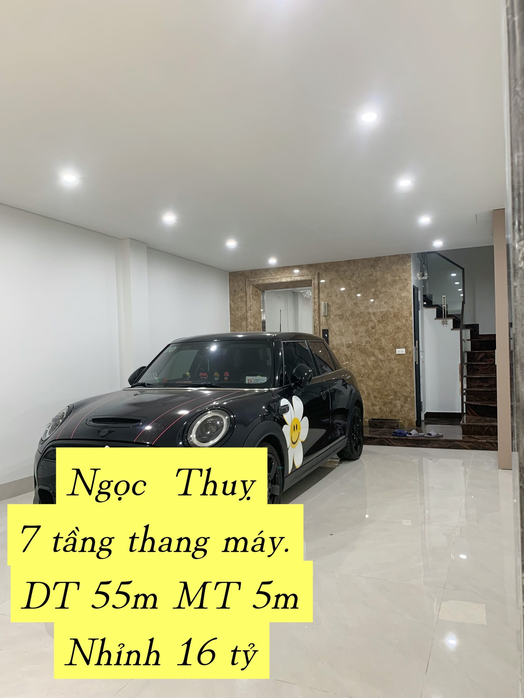 - Ngọc Thuỵ - Long Biên. Ô tô tránh đỗ ngủ trong nhà. 7 tầng thang máy. Nhà mới xây. Tặng full nội thất xịn mịn. DT 55m MT 5m. Giá 16,6 tỷ