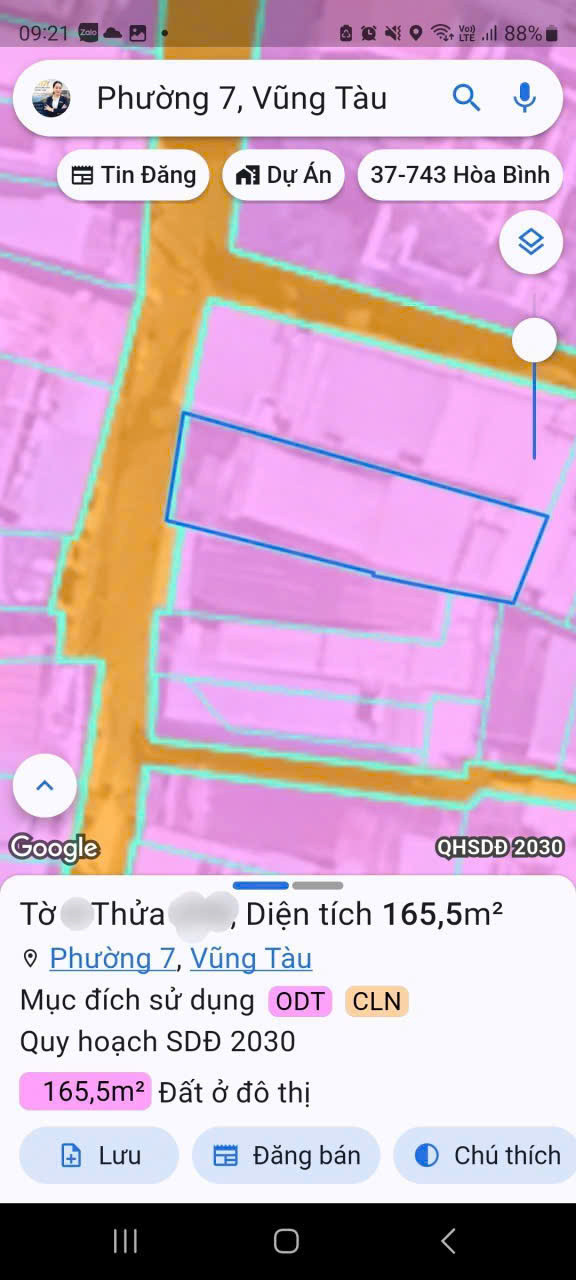 🔥 BÁN ĐẤT TẶNG NHÀ HẺM Ô TÔ NGUYỄN AN NINH – TRUNG TÂM TP VŨNG TÀU - 165.3M2 - 7.9 TỶ 🔥