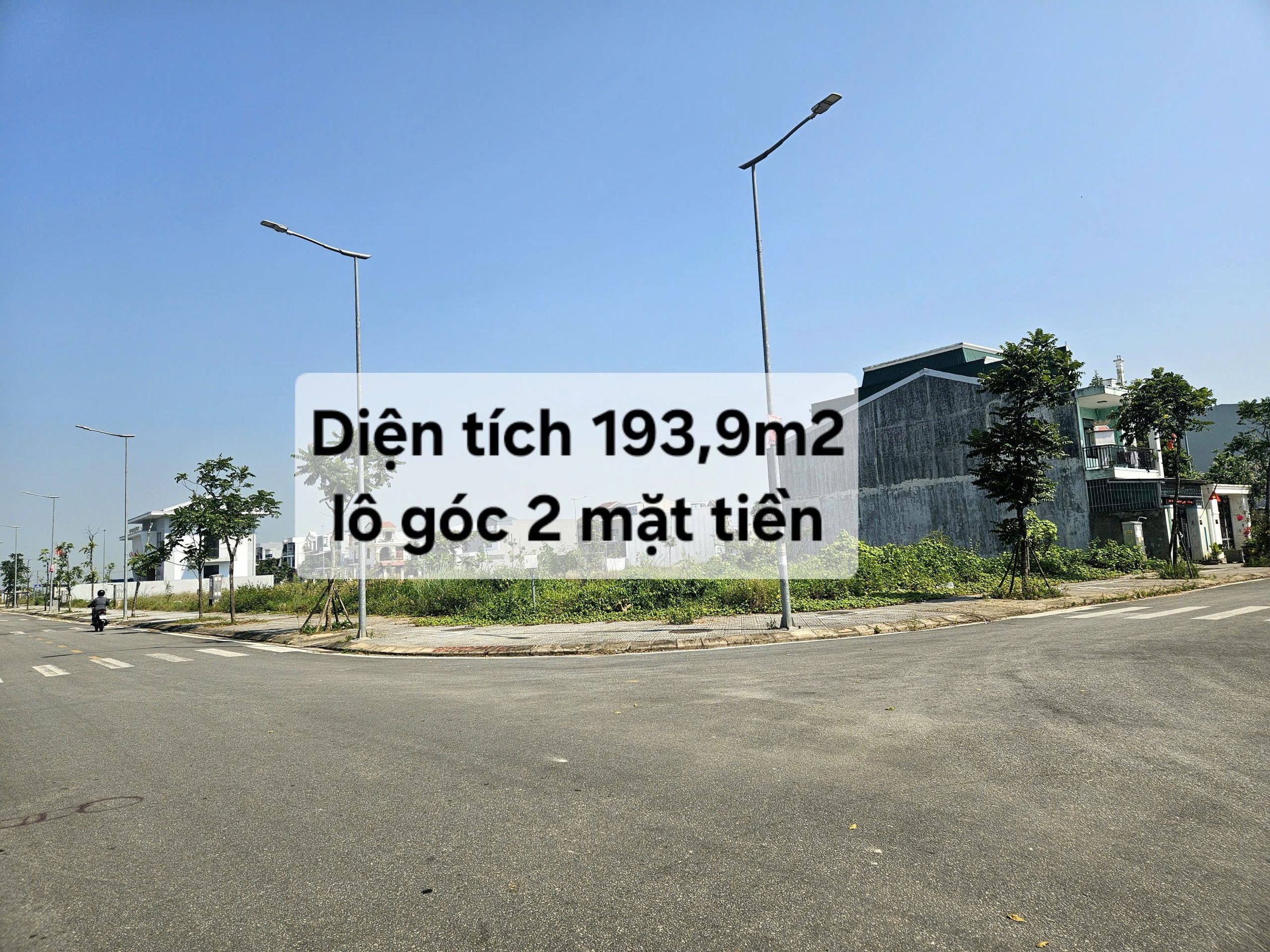 🏠Bán lô góc 2 mặt tiền view công viên Hương Sơ - Cách Tản Đà chỉ 50m