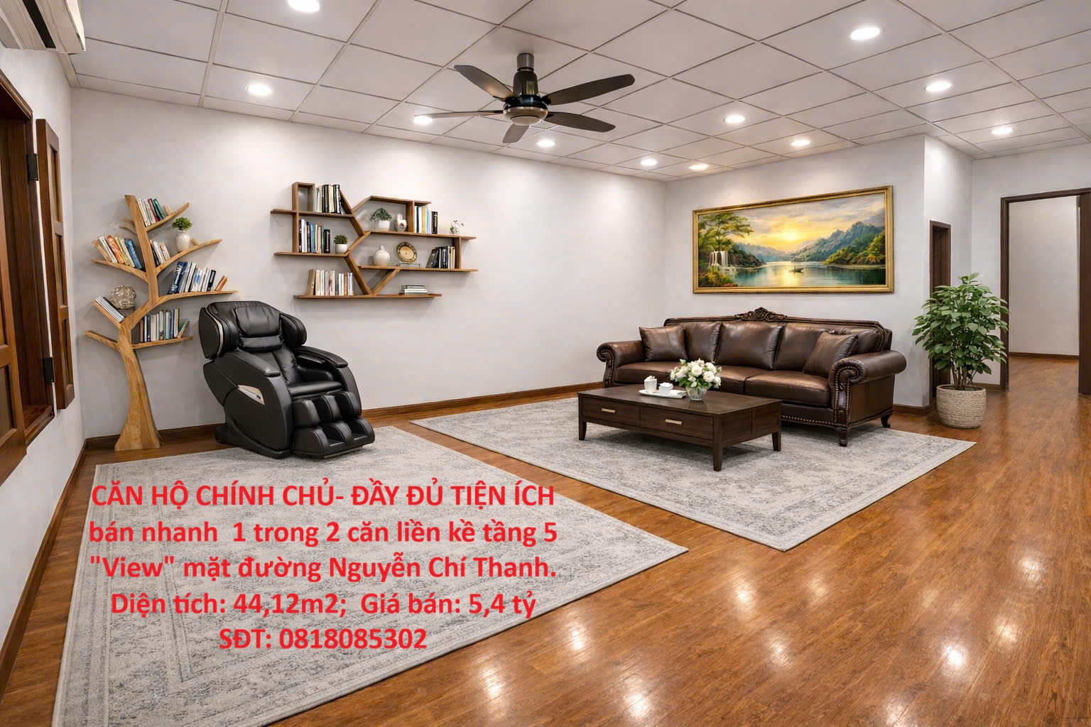 CĂN HỘ CHÍNH CHỦ- ĐẦY ĐỦ TIỆN ÍCH bán nhanh  1 trong 2 căn liền kề tầng 5 "View" mặt đường Nguyễn Chí Thanh.