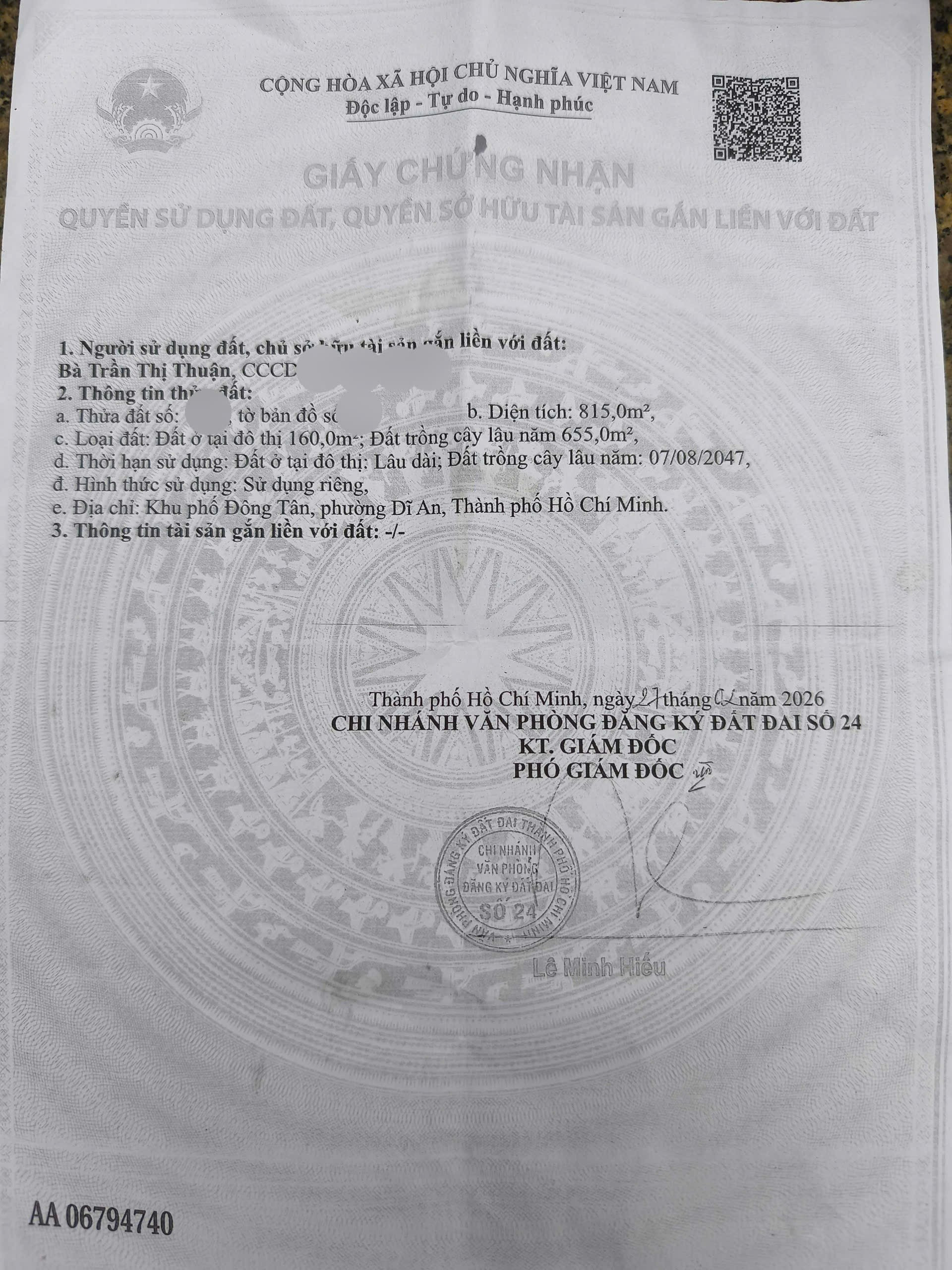 Đất Phân Lô - Ngã 3 Ông Xã