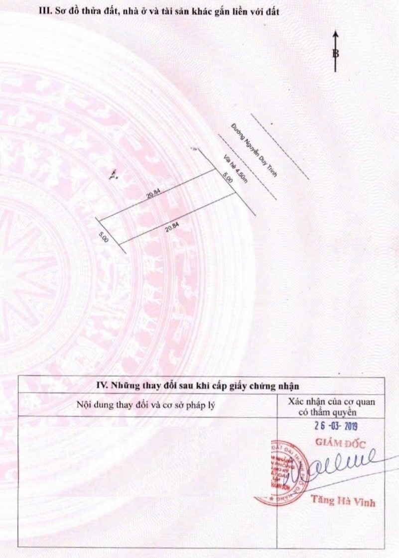 ĐẤT ĐẸP MẶT TIỀN NGUYỄN DUY TRINH - GIÁ ĐẦU TƯ