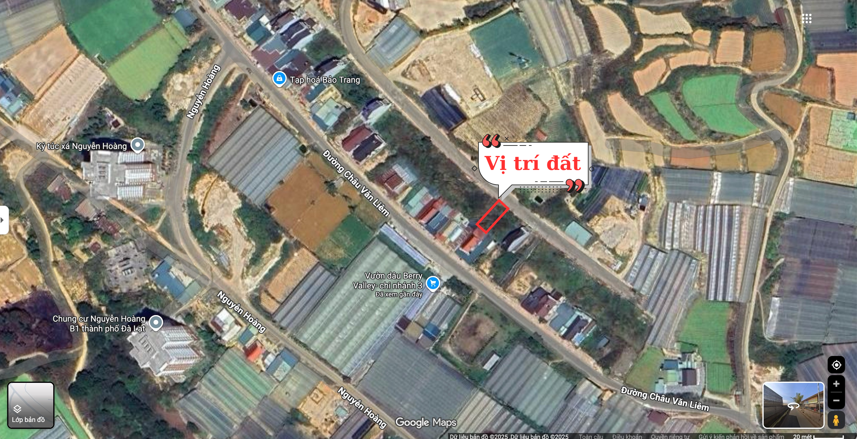 Bán đất liền kề KQH Nguyễn Hoàng Phường 7 Đà Lạt