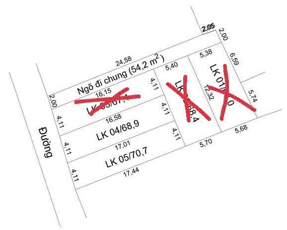 Bán đất 70m² ngang 4,1m giá 1.4 tỷ Xã Nguyễn Trãi