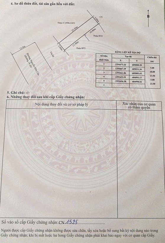 [SIÊU PHẨM] Lô đất 117,5m² full thổ cư ngang 5m giá 4.7 tỷ tại Đường Nguyễn Hữu Cầu Phường Đồ Sơn (ngay ngã ba Đồng Nẻo)