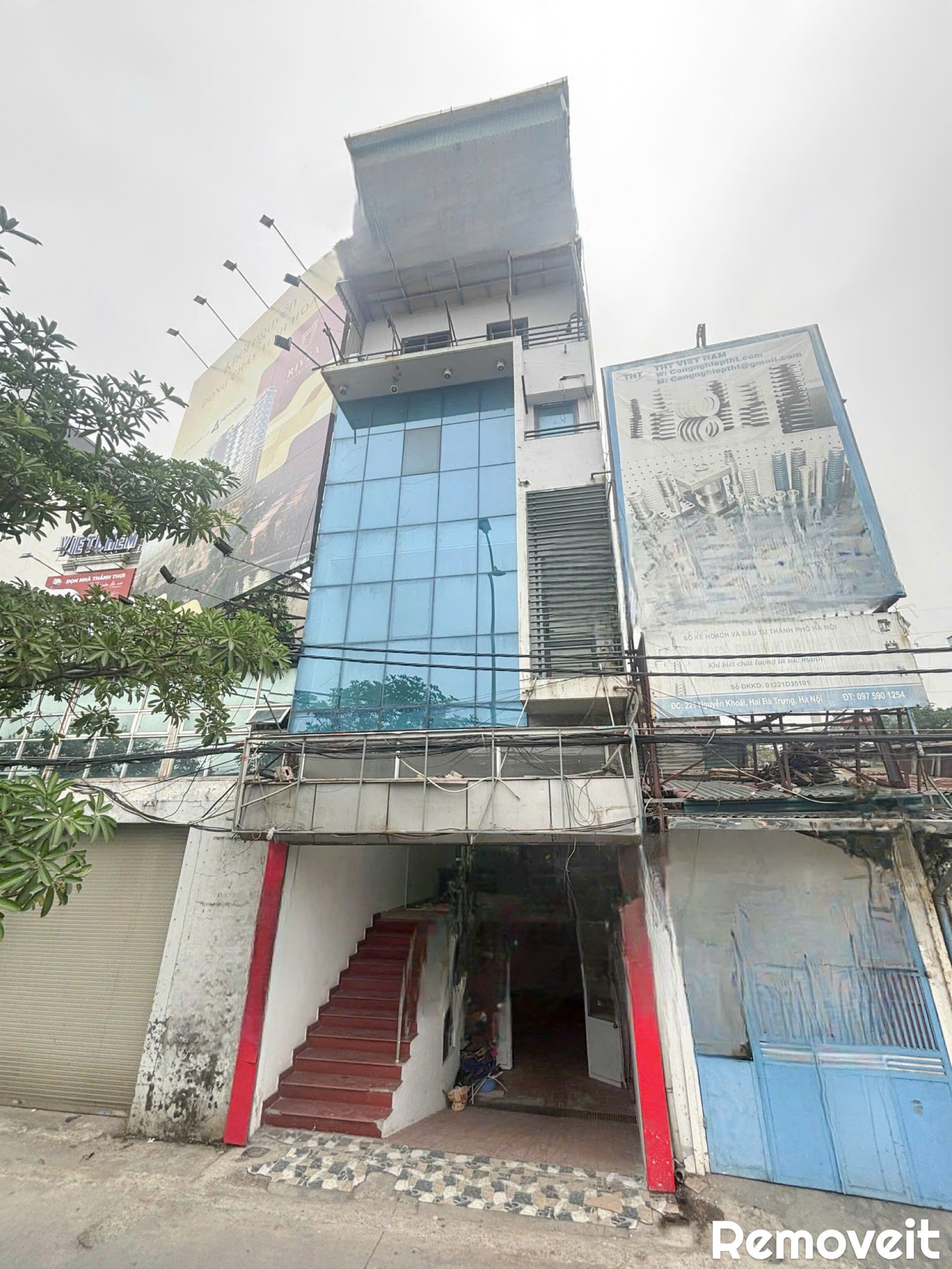 Cho Thuê Nhà Mặt Phố Nguyễn Khoái - Hai Bà Trưng/ DT 150M² / 4 Tầng Nổi+ 1 Hầm/ Giá Thuê 60Tr/ Tháng