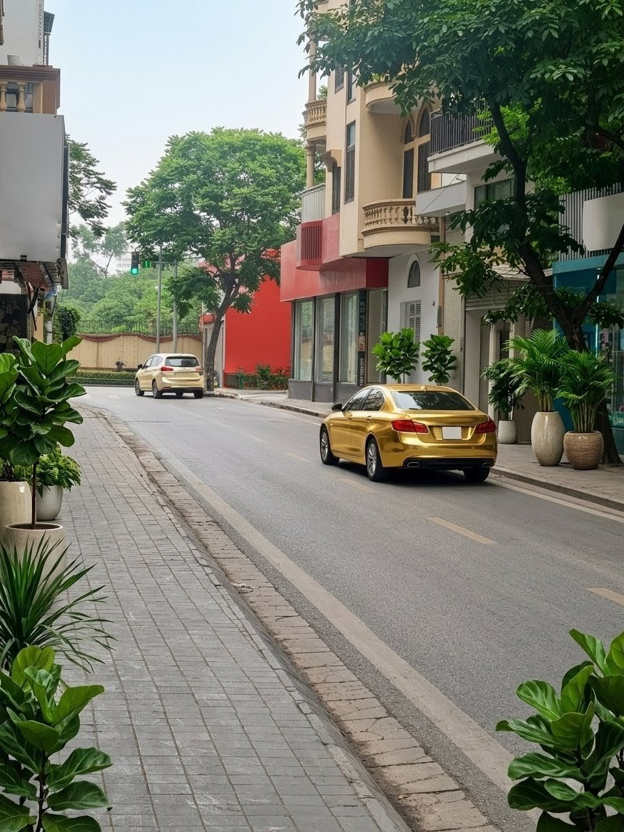 Mảnh ghép thượng lưu mặt phố thông KĐT Định Công – 260m2 mặt tiền 8.2m – Vỉa hè rộng, sở hữu 2 mặt đường ô tô tránh