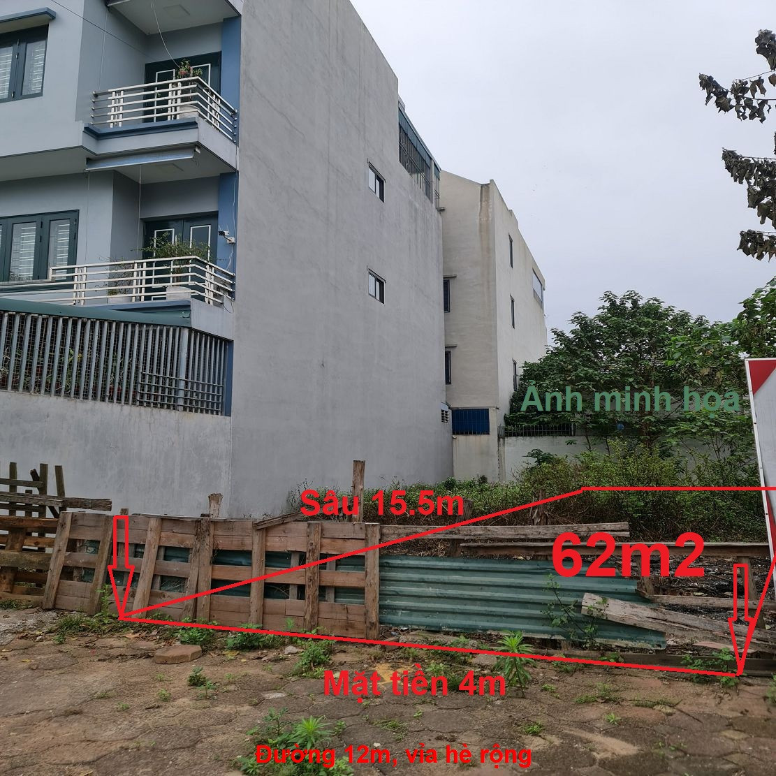 Bán đất Trâu Quỳ, Gia Lâm, Hà Nội. 62m2, mt 4, đường 12m, giá đầu tư. Lh 0989894845