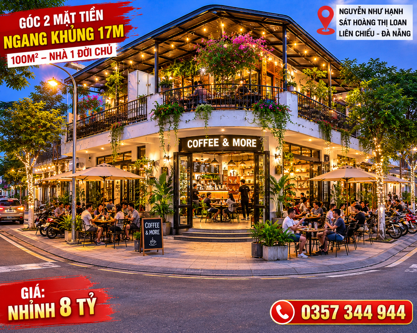 Bán Nhà riêng 100m² thổ cư 100m² giá 8.5 tỷ tại Đường Nguyễn Như Hạnh Phường Liên Chiểu Đà Nẵng