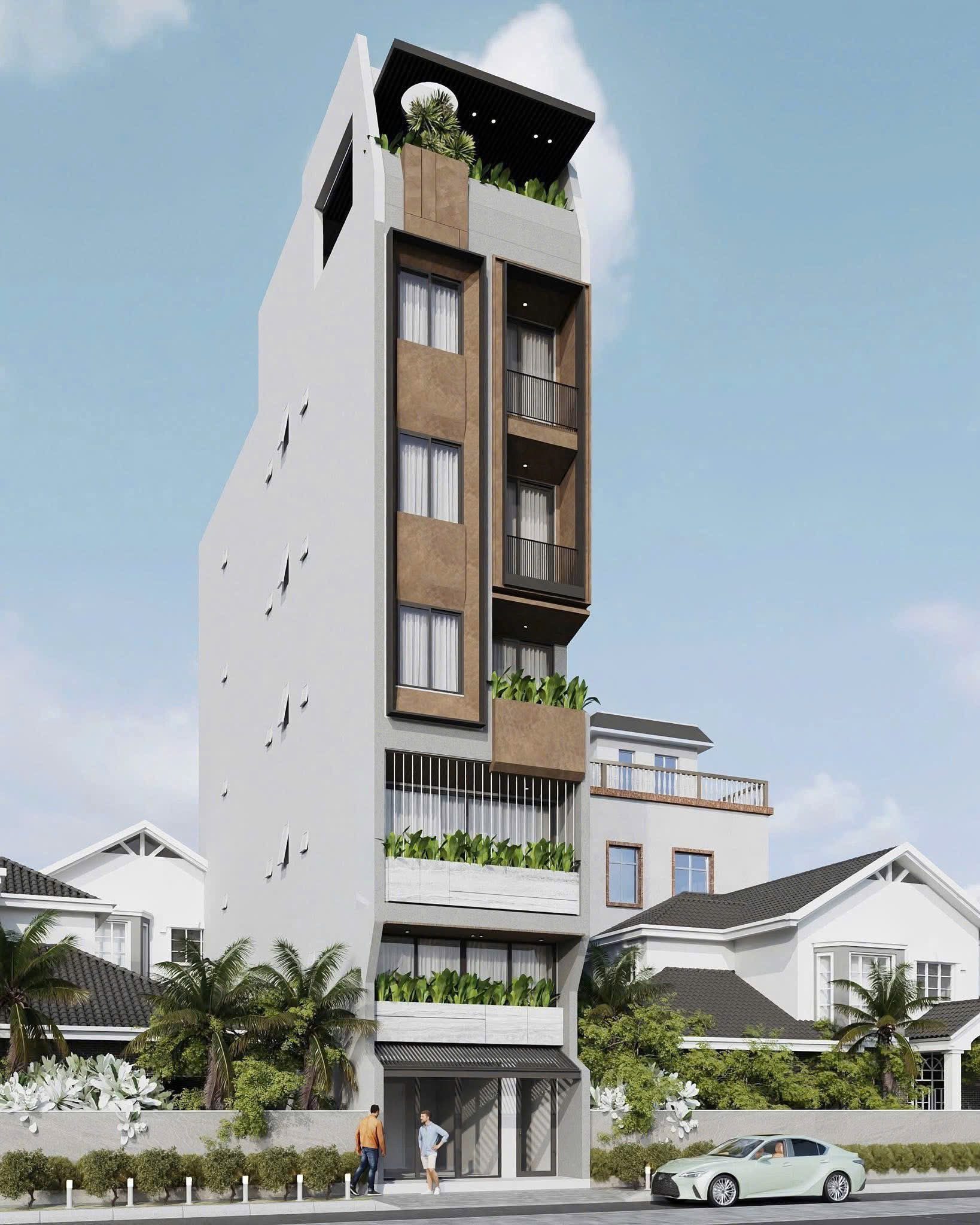 Bán toà apartment Hoà Xuân 6 Tầng - 17 tỉ