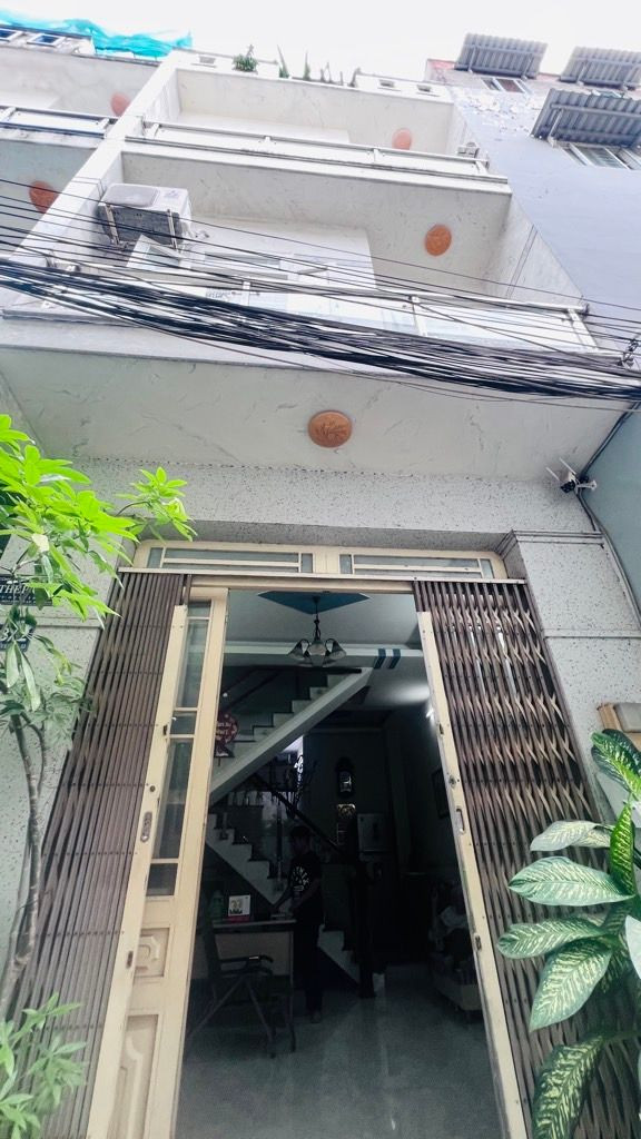 NHÀ 4 TẦNG, GẦN CẦU SỐ 3, P. 15, QUẬN 8, 40M2, 4PN,SÁT MẶT TIỀN, KHÔNG QH, HOÀN CÔNG, 4,5T