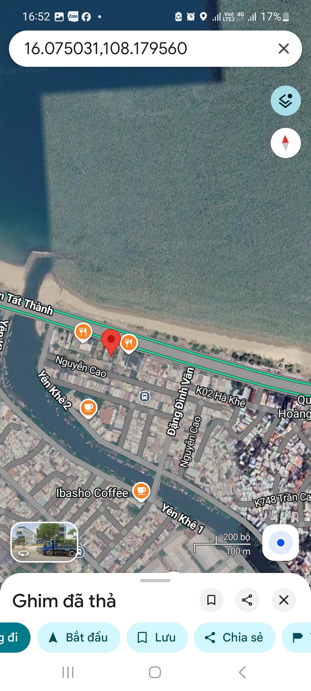 Mặt tiền View Biển Đường Nguyễn Tất Thành, Ngang 15M, View Biển, Tiện Xây Khách Sạn.