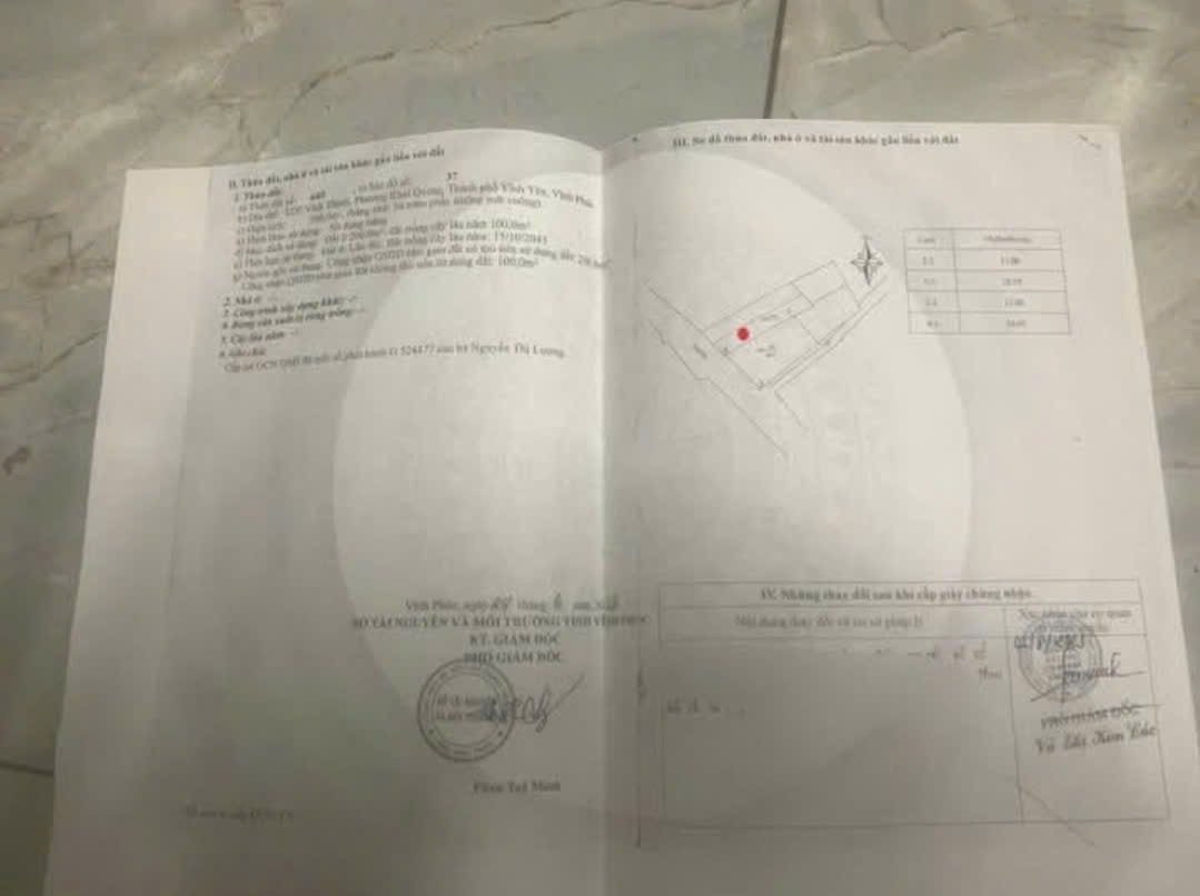 Bán đất 100m² full thổ cư ngang 5.88m giá 5.8 tỷ tại Đường Nguyễn Tất Thành Phường Vĩnh Phúc