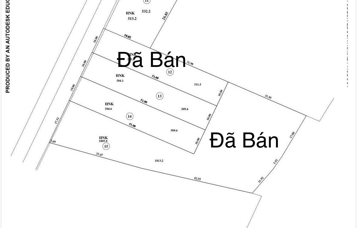 Đất vườn 500m tại phường Tân An Hội kdchh .