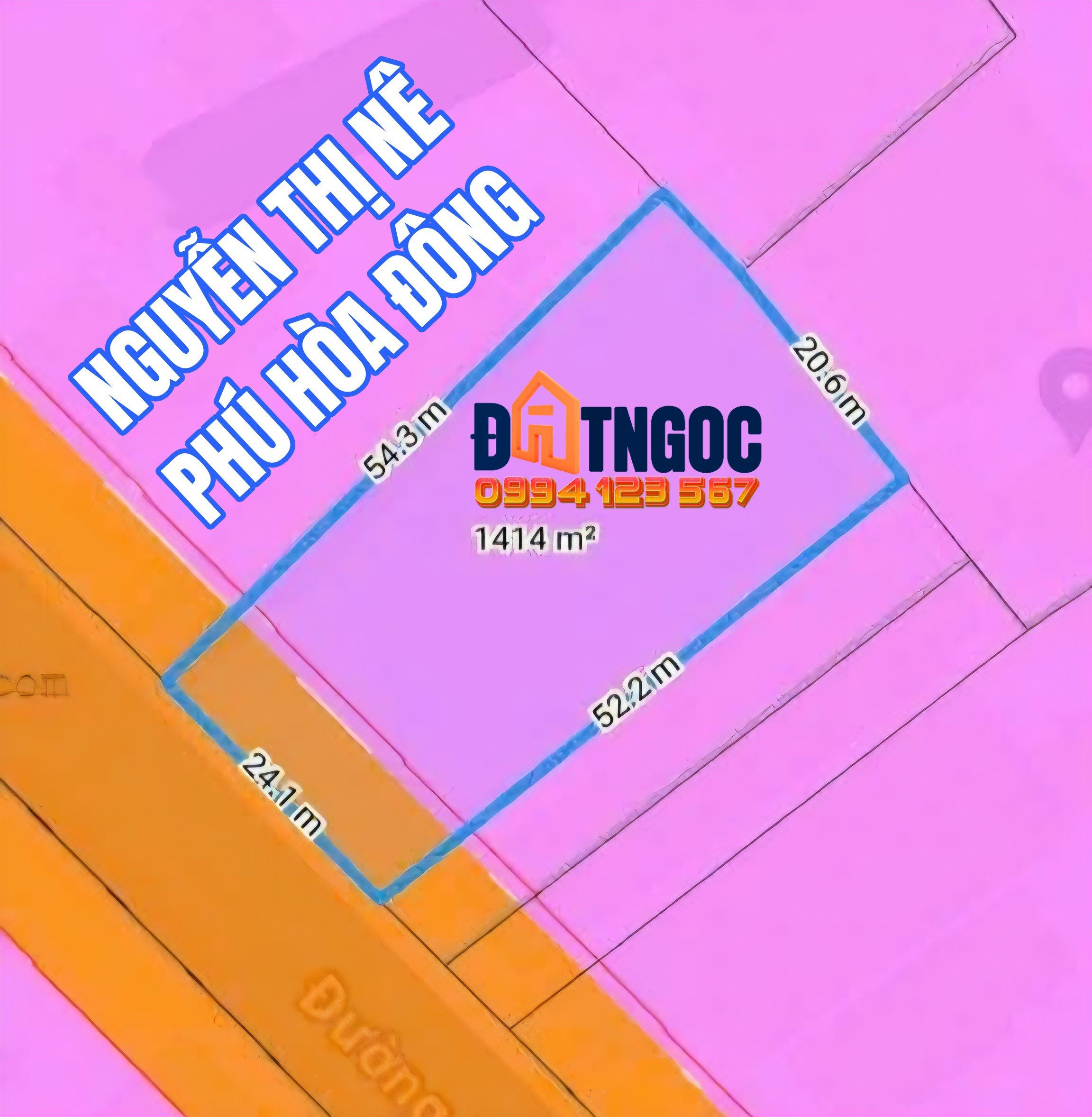 🟥Bán đất 1500m² có sẵn 1000m² thổ cư giá 15.5 tỷ tại Đường Nguyễn Thị Nê Xã Phú Hòa Đông Củ Chi
