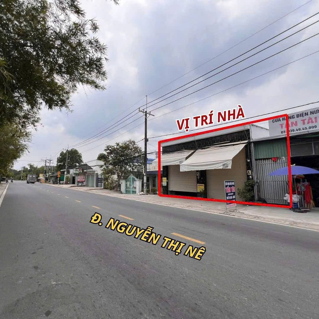 Bán nhà mặt bằng kinh doanh buôn bán MT đường Nguyễn Thị Nê xã Phú Hòa Đông Củ Chi TPHCM, DT: 9x64m.
