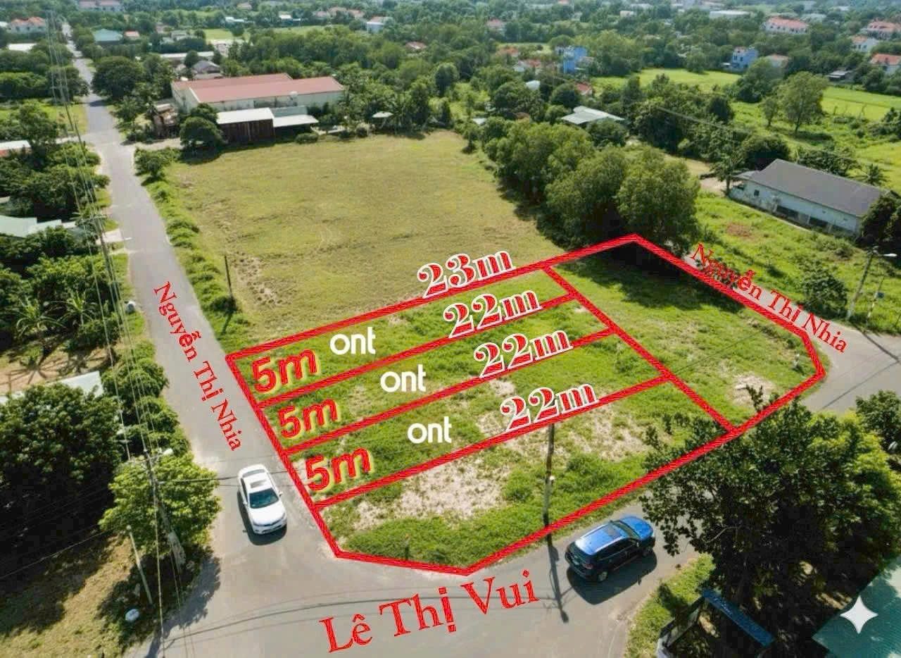 Còn lô duy nhất 2 mặt tiền 6x21m Nguyễn Thị Nhia cần ra nhanh giá chỉ hơn 1 tỷ, sổ riêng sang tên công chứng ngay