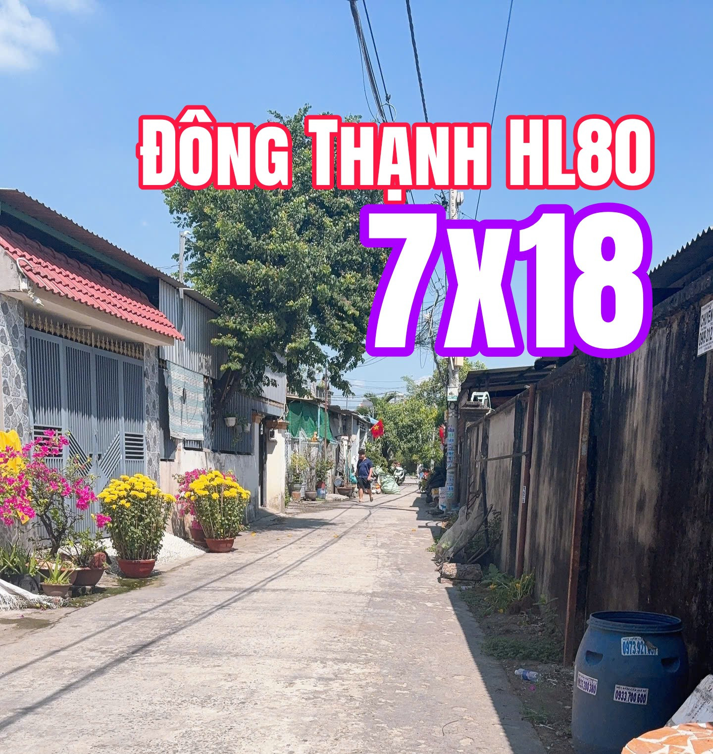 🟥Bán đất rộng giá tốt sát Q12 125m² full thổ cư ngang 7m giá 3.2 tỷ hẻm Nguyễn Thị Pha Xã Đông Thạnh