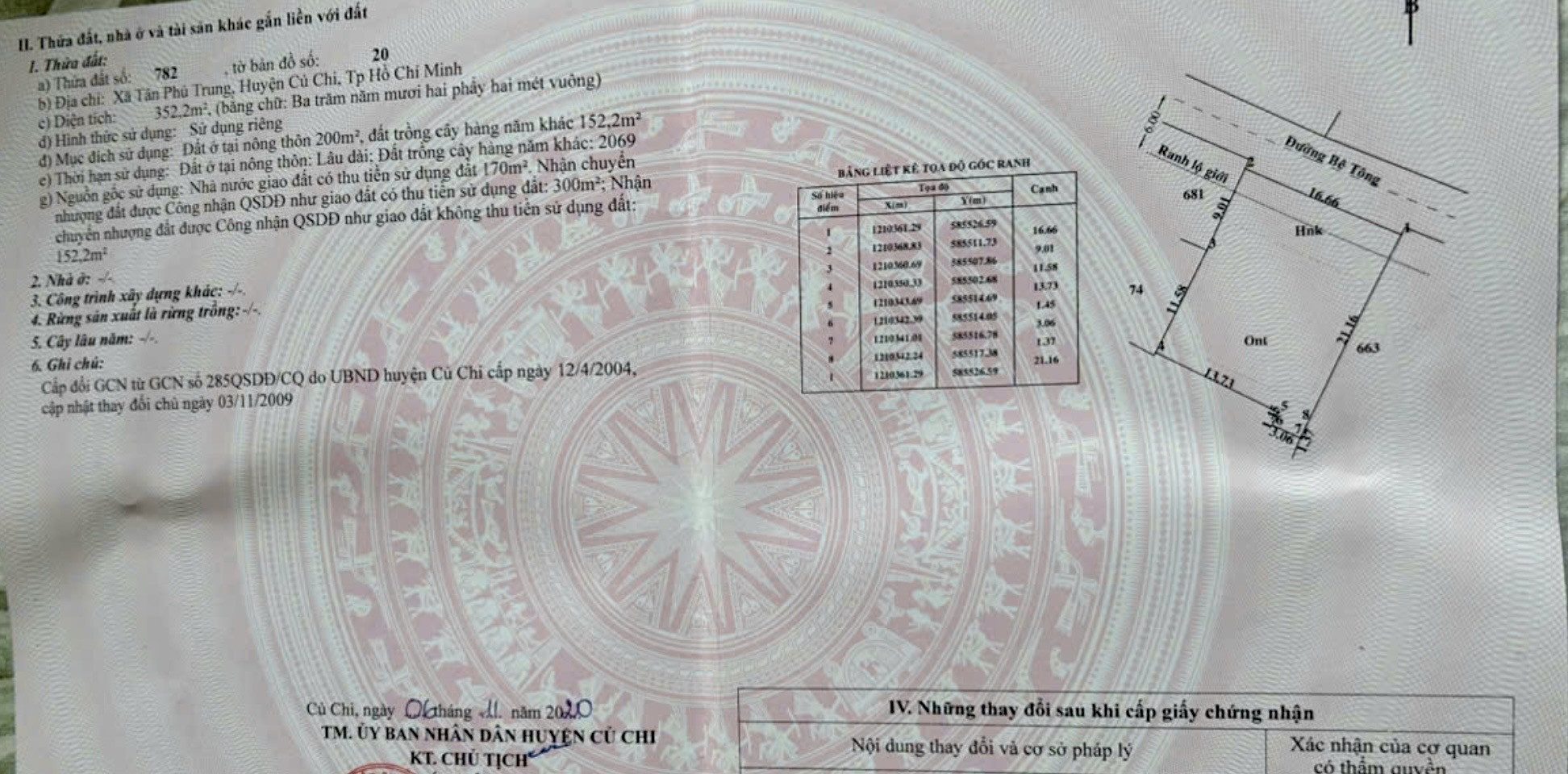 Bán gấp 17m ngang đất đường võ thị se tân phú trung củ chi