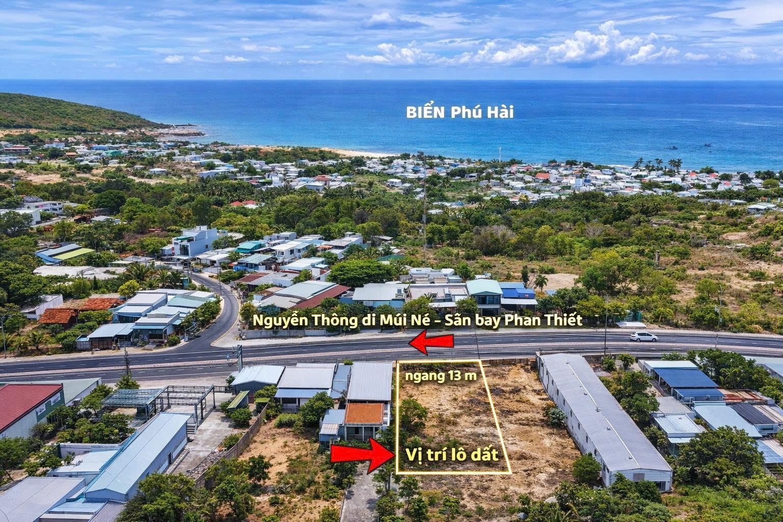 Bán lô đất VIEW BIỂN mặt tiền đường Nguyễn Thông – PHAN THIẾT
