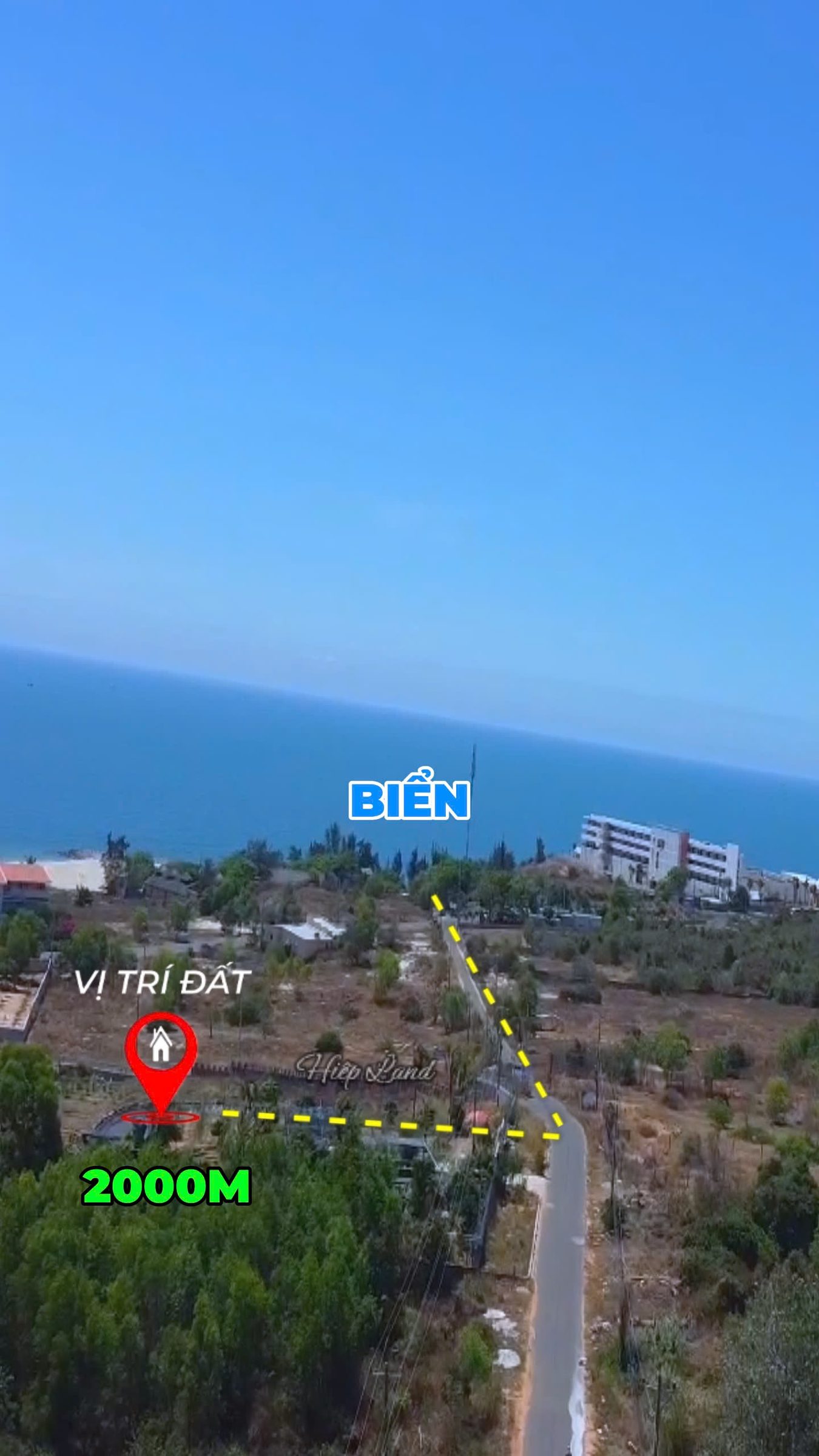 Bán 2000m view biển đường nhựa Nguyễn Thông, Phú Hài kế Sun Group Mũi Né