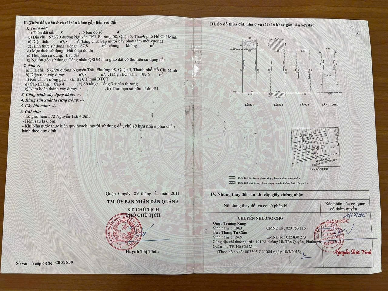 Bán nhà Hẻm Nguyễn Trãi, Phường 8, Quận 5 – Giá 20 tỷ