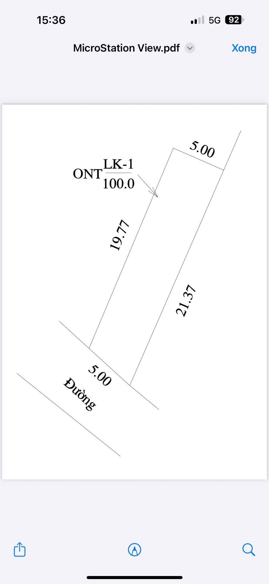Bán đất 100m² full thổ cư ngang 5m giá 3.3 tỷ tại Đường Nguyễn Trãi Xã Việt Tiến