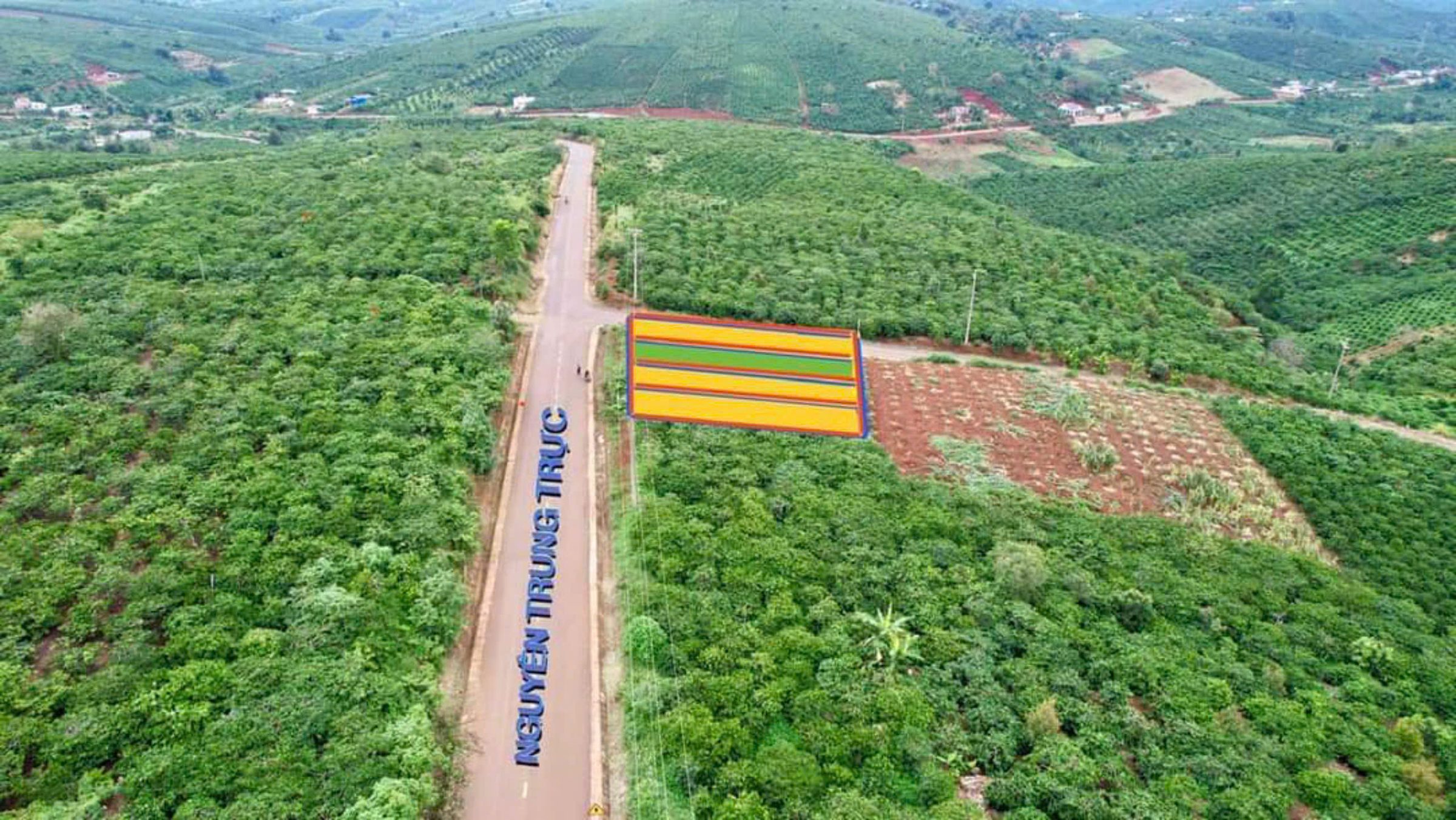 Bán đất Đường Nguyễn Trung Trực Xã Di Linh 200m² có sẵn 85m² thổ cư ngang 7m giá 880 triệu