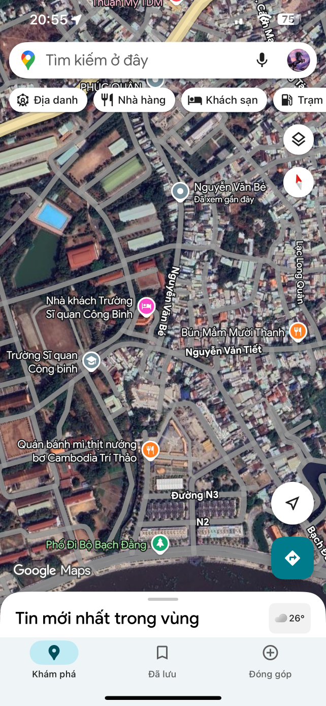 Nhà 1 trệt 2 lầu Mt kinh doanh Nguyễn Văn Bé-Phú Cường cũ (phường Thủ Dầu Một-TP.HCM) vị trí trung tâm Vip đẹp gần Phố Bạch Đằng giá bao êm